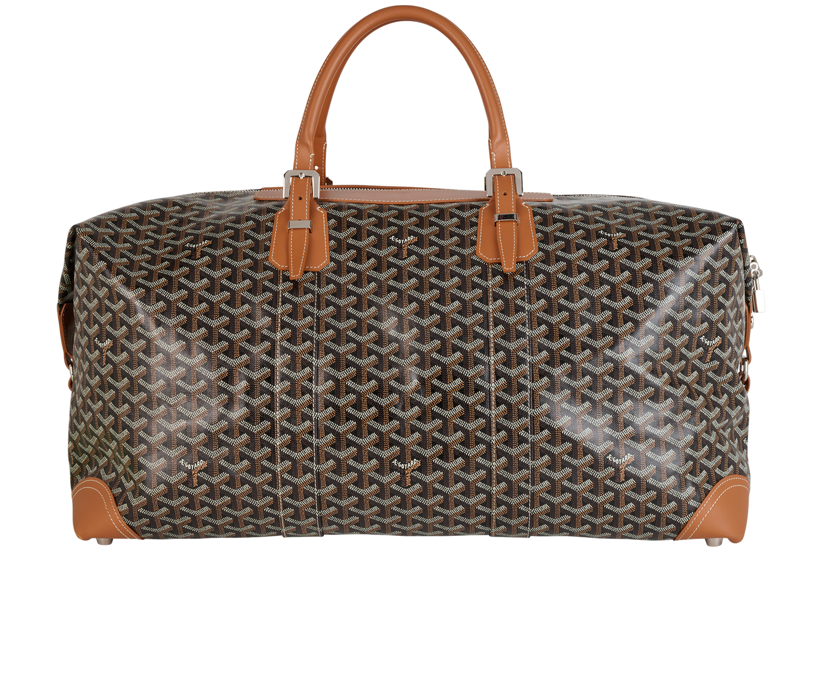 Bowling 55 Travel Bag, &pound;1,800, Handbags, Black/Tan, Canvas, Back view